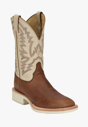 Justin Mens Trainor Wide Square Toe Boot
