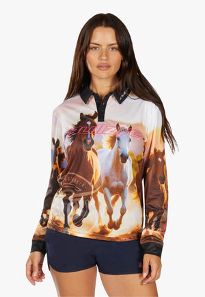 Bullzye Womens Gallop Long Sleeve Shirt