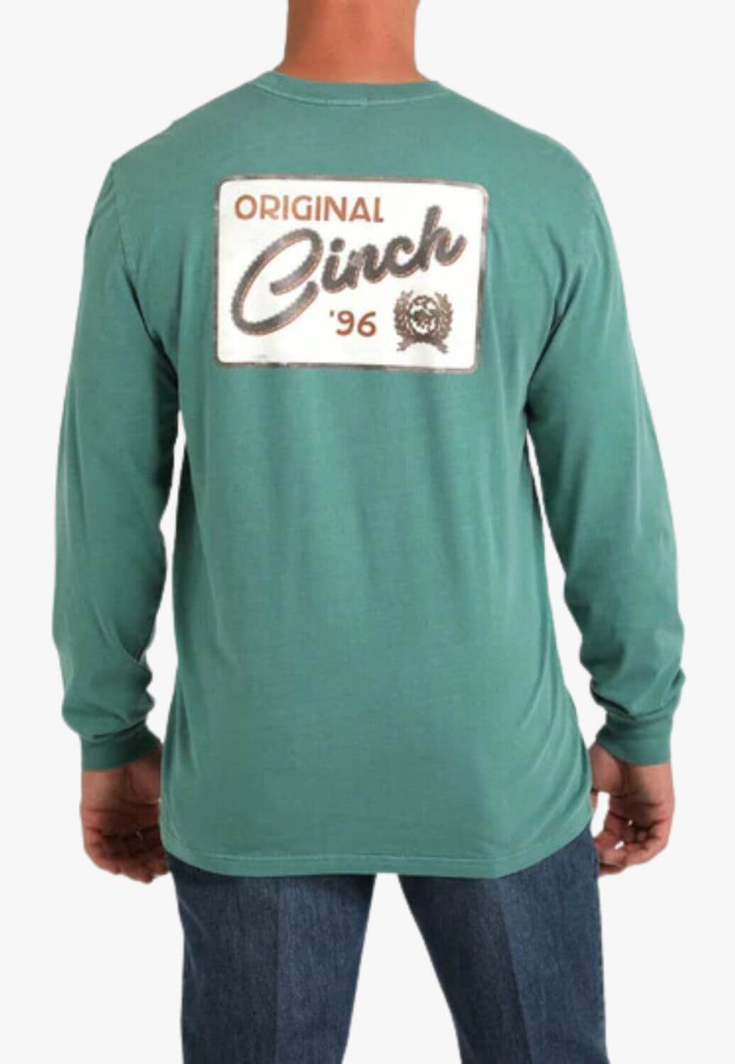 Cinch Mens Logo Long Sleeve T-Shirt