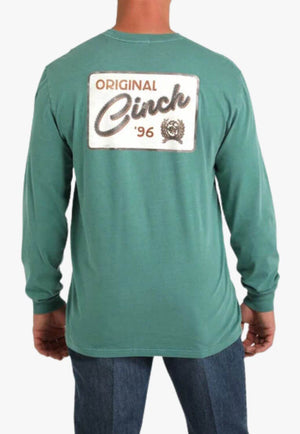 Cinch Mens Logo Long Sleeve T-Shirt