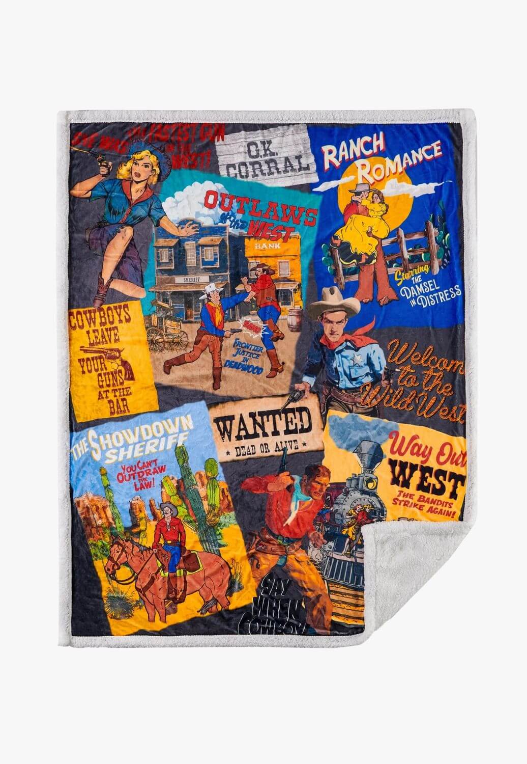 Bandits & Heroes Campfire Sherpa Throw