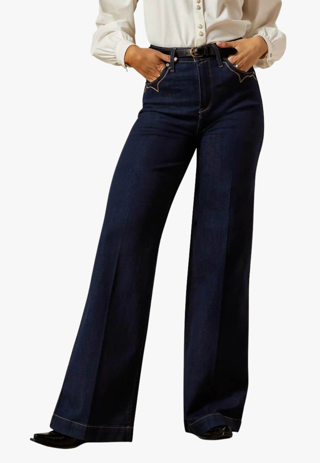 Ariat Womens Veronica Ultra High Rise Wide Leg Jeans 10065877
