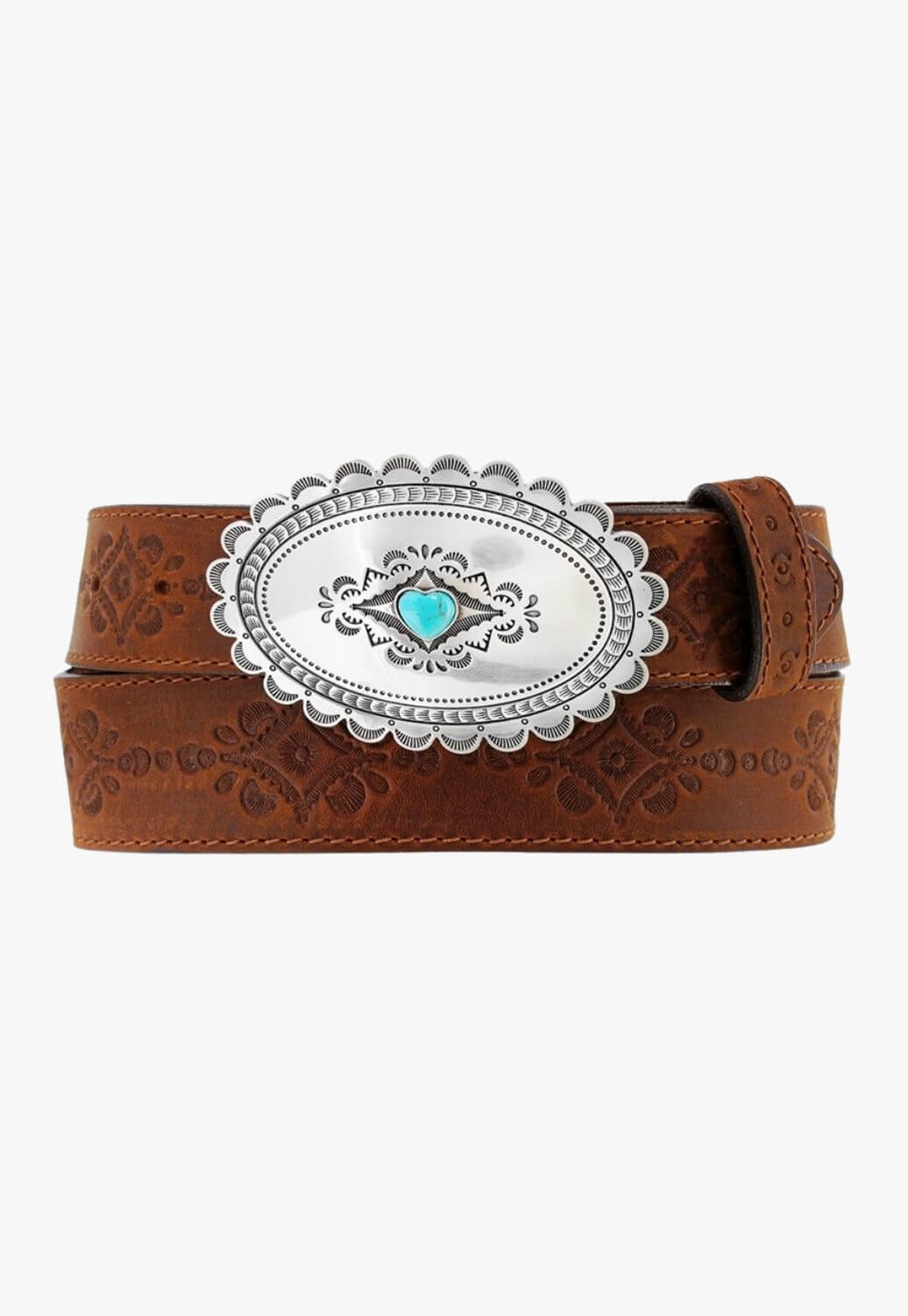 Justin Womens Navago Heart Belt