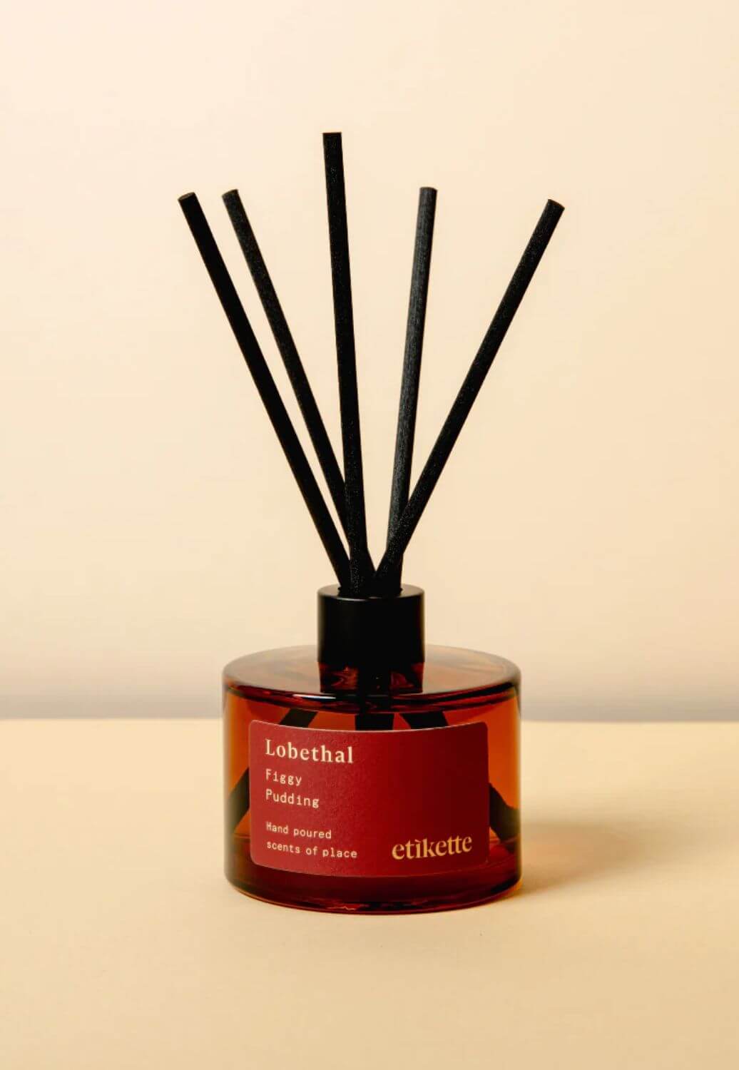 Etikette Lobethal, Figgy Pudding Eco Reed Diffuser