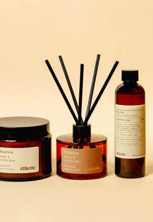 Etikette Fleurieu, Orange and Vanilla Bean Eco Reed Diffuser