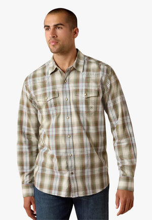 Ariat Mens Long Sleeve Snap Shirt