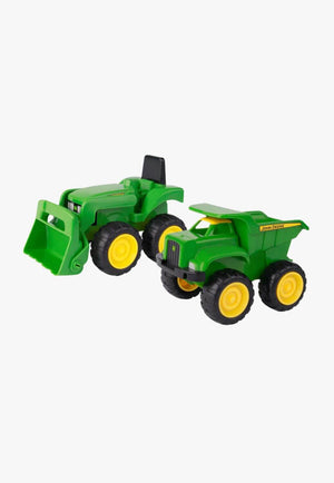 John Deere Sand Pit Vehicles 15cm 2 PK