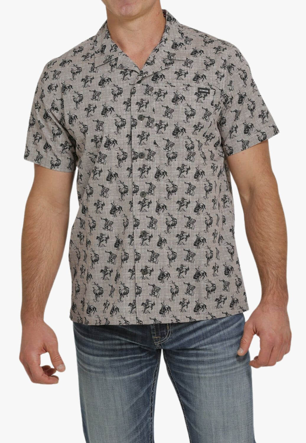 Cinch Mens Graphic Short Sleeve Shirt