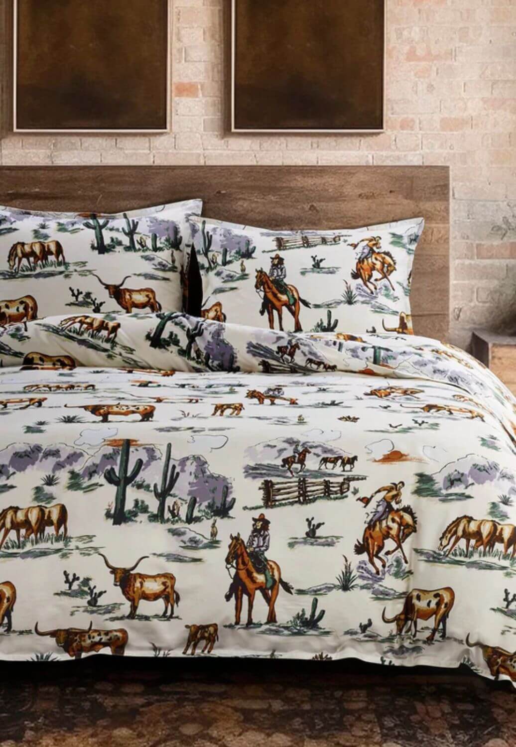 Ranch Life Reversible Quilt Cover Set - Super Queen