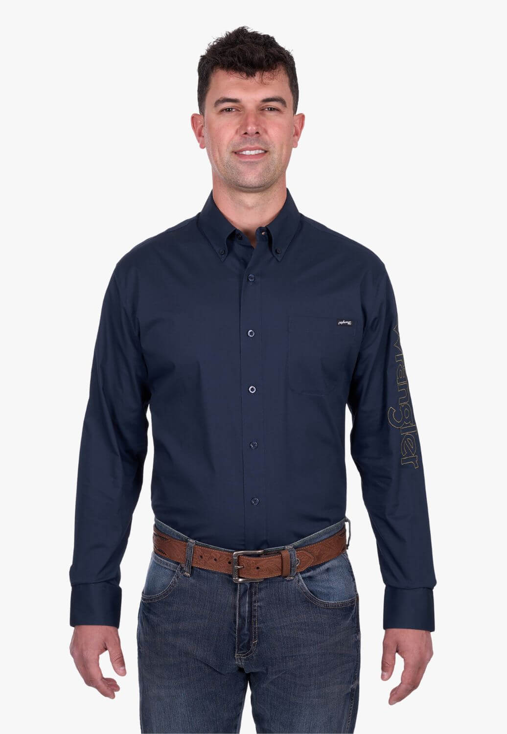 Wrangler Mens Brad Long Sleeve Shirt