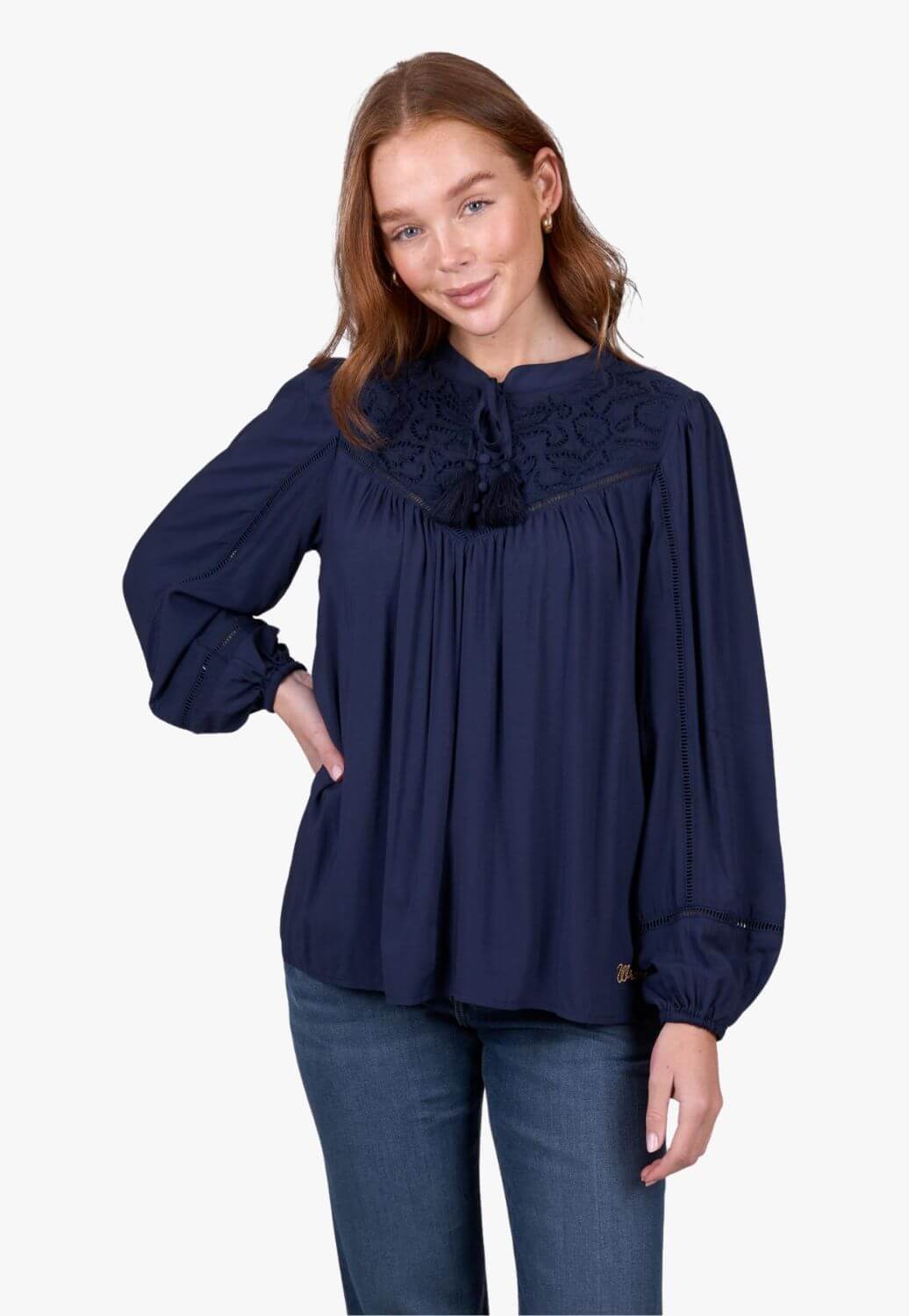 Wrangler Womens Bridie Long Sleeve Blouse