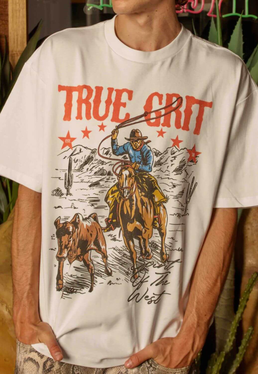 Threadheads Unisex True Grit Oversized T-Shirt