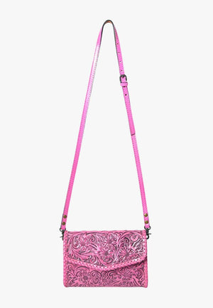 American Darling Tooled Leather Crossbody Bag