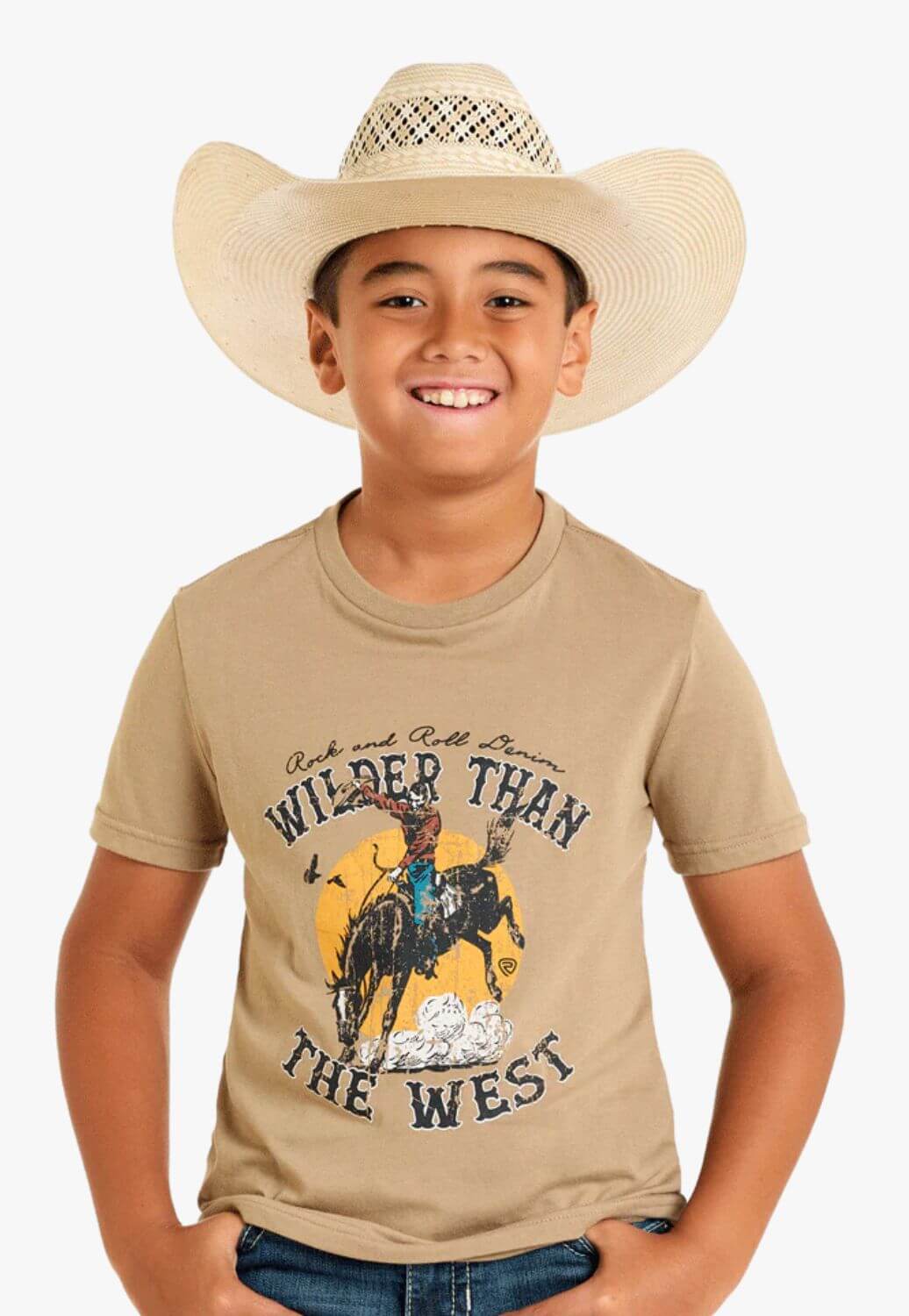 Rock And Roll Boys Bronc Rider T-Shirt