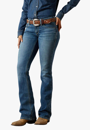 Ariat Womens Mid Rise Aisha Boot Cut Jean 10065887