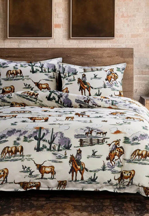 Ranch Life Reversible Comforter Set - Single