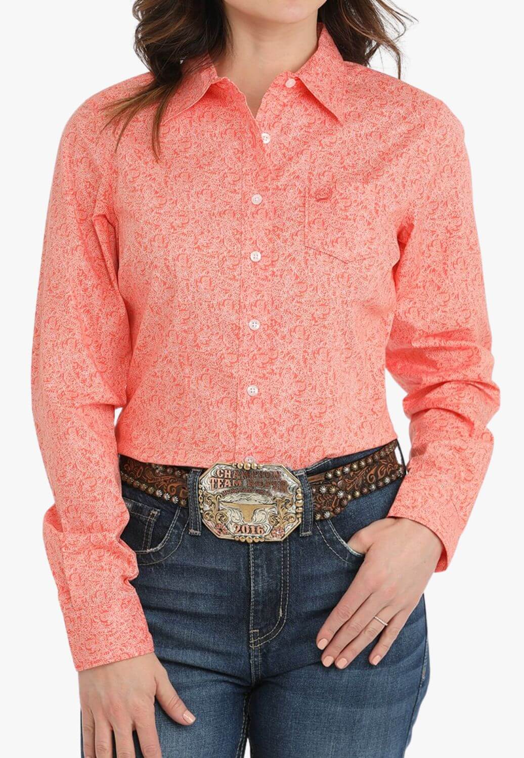 Cinch Womens Long Sleeve Shirt