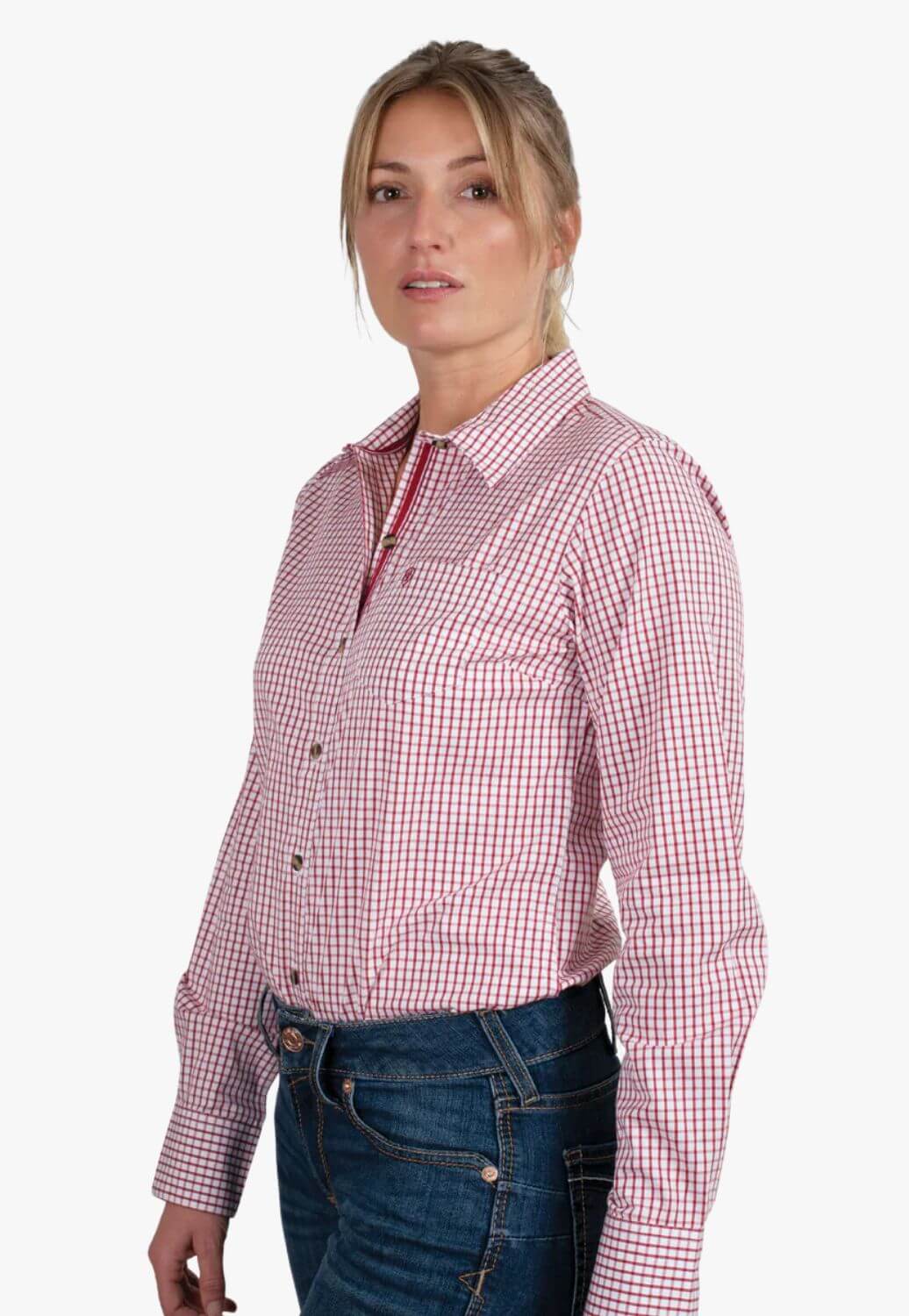 Ariat Womens Kirby Check Long Sleeve Shirt