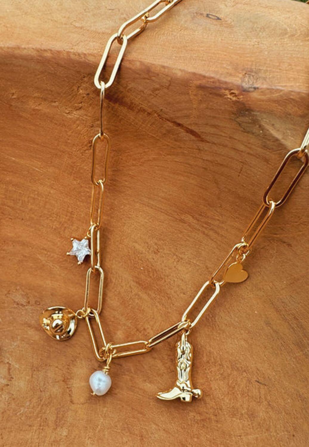 Treasure Chest Co Annie Oakley Chain Necklace