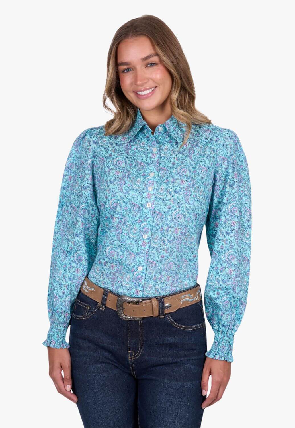Pure Western Womens Riley Long Sleeve Shirt