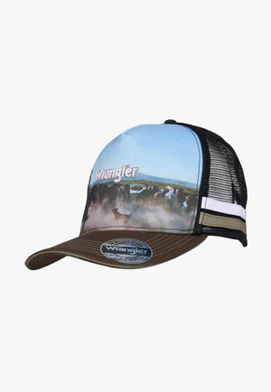 Wrangler Evan High Profile Trucker Cap