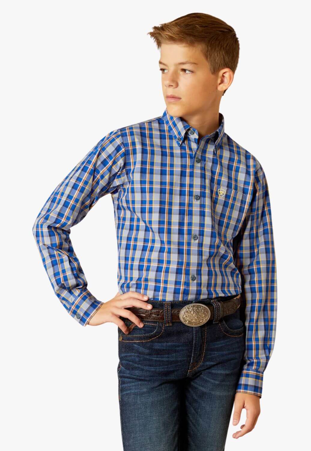 Ariat Boys Pro Reggie Long Sleeve Shirt