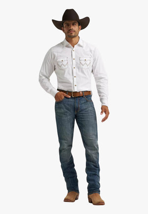 Wrangler Mens Retro Slim Fit Straight Leg Jean WLT88BZ (Faulty)