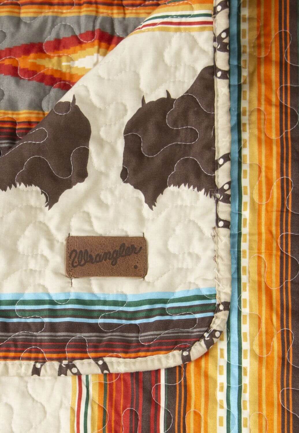 Wrangler Western Stripe Quilt Set - Queen