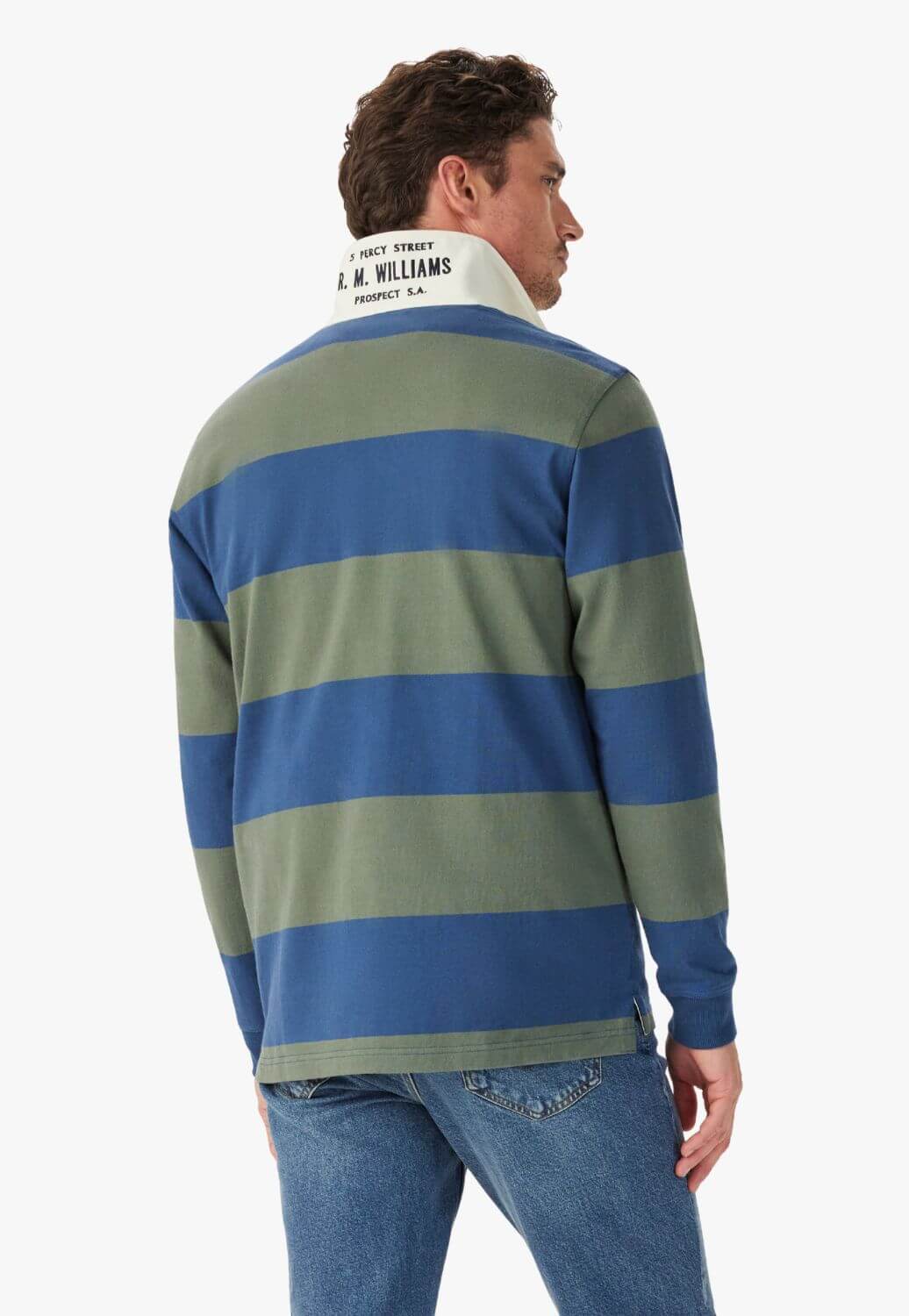 R.M. Williams Mens Jones Stripe Rugby