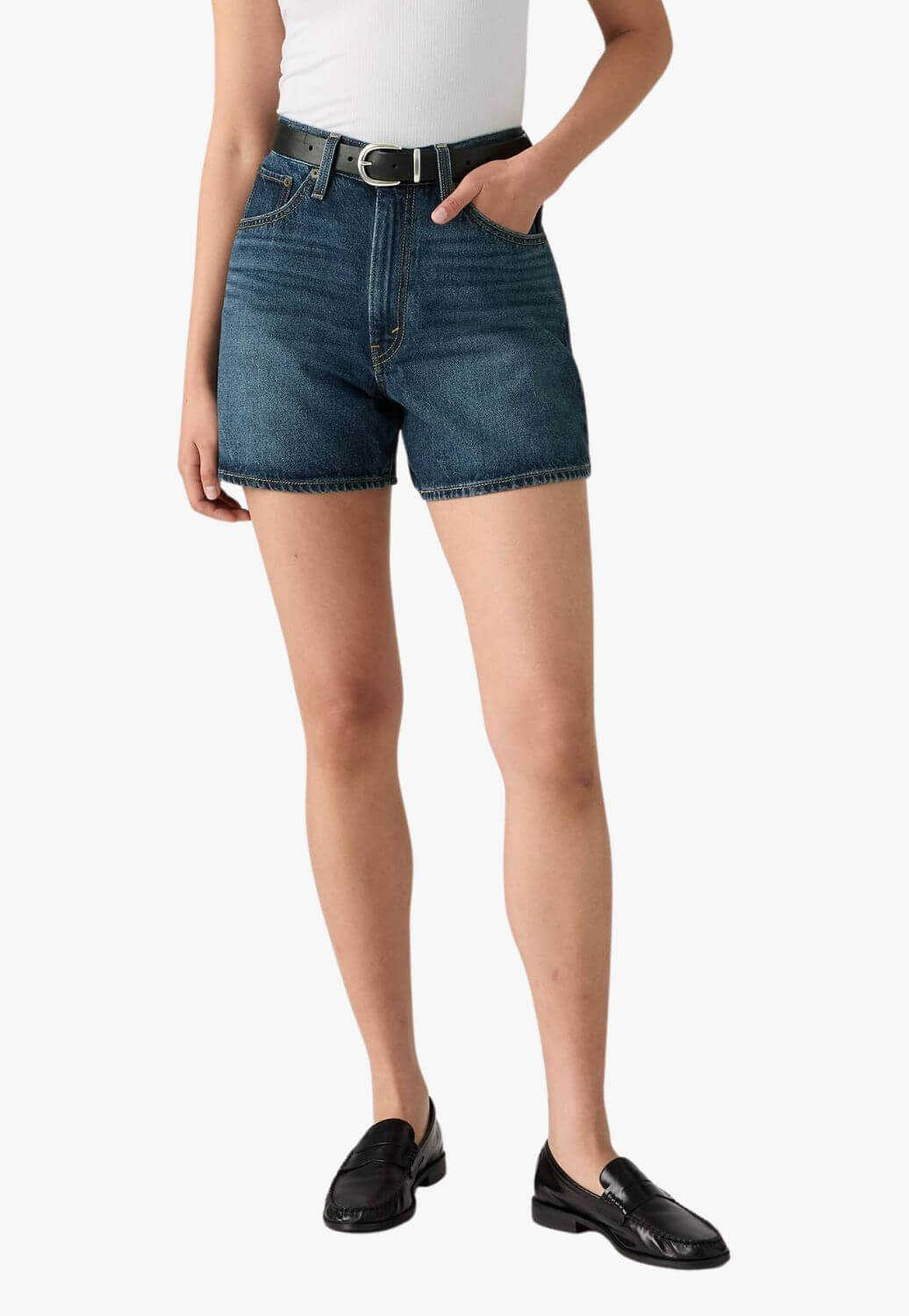 Levis Womens Cinch Mid Thigh Shorts