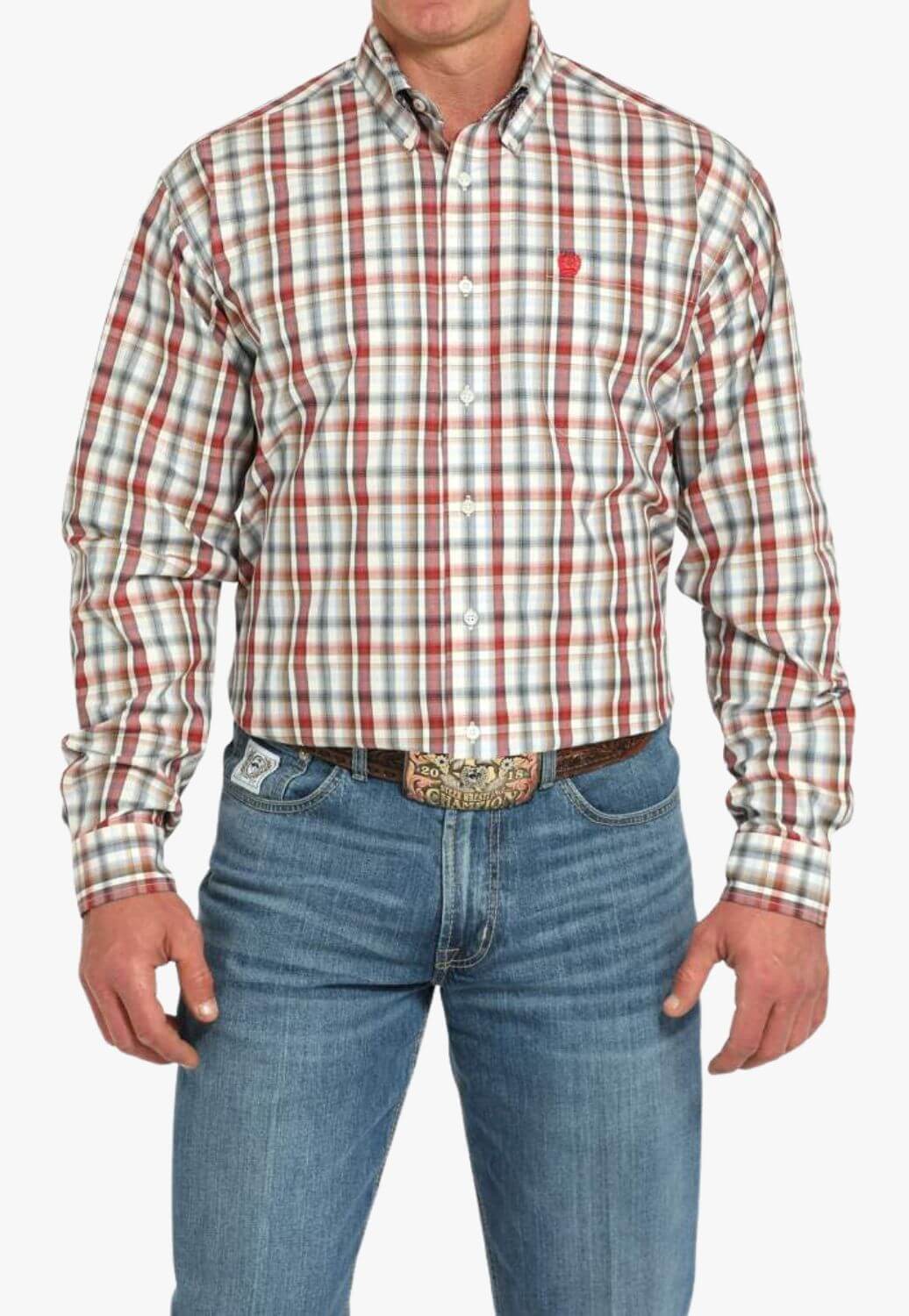 Cinch Mens Western Long Sleeve Shirt