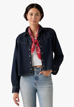Levis Womens Logan Tencel Shacket