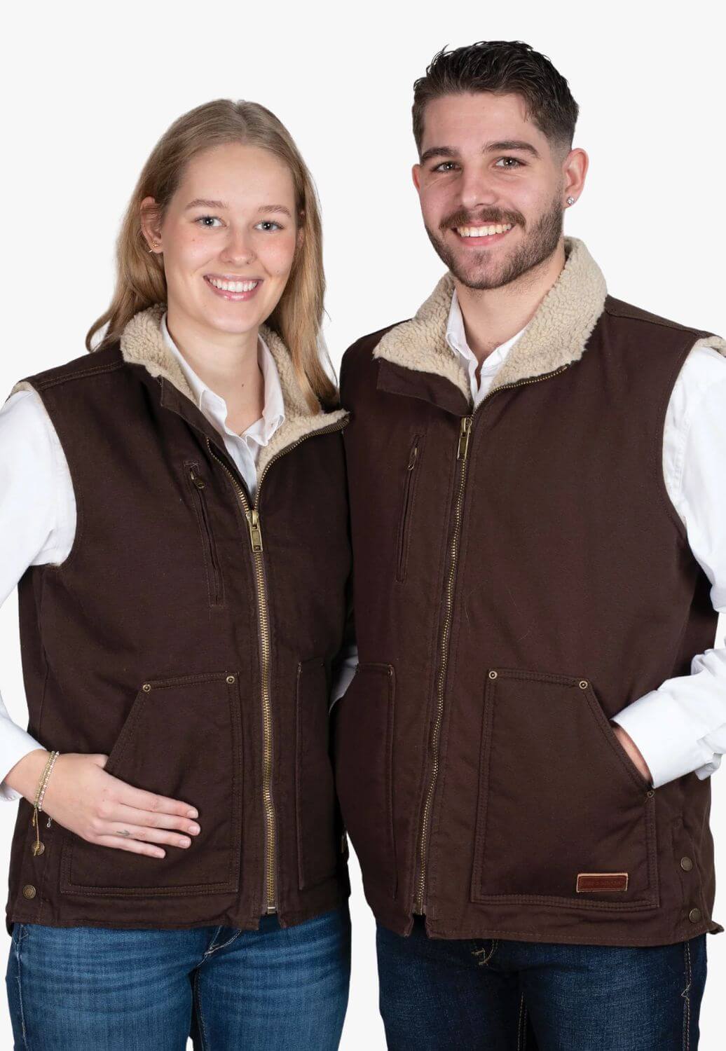 Just Country Mens Diamantina Sherpa Vest