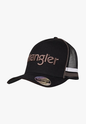 Wrangler Mens Luke High Profile Trucker Cap