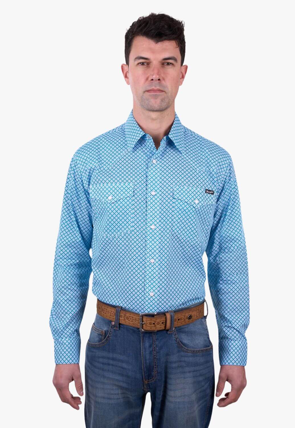 Wrangler Mens Jude Long Sleeve Shirt