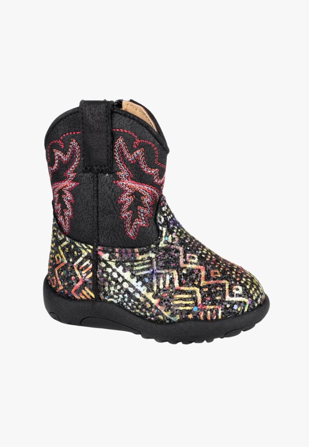 Roper Infant Glitter Aztec Cowbaby Boot