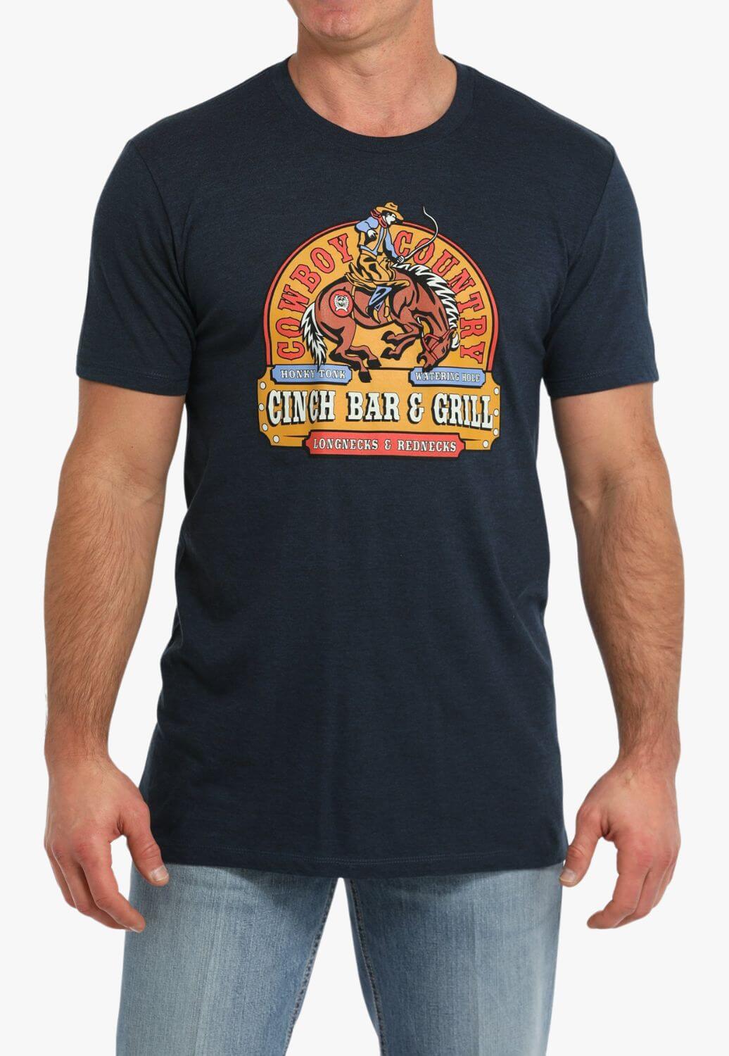 Cinch Mens Bar and Grill T-Shirt