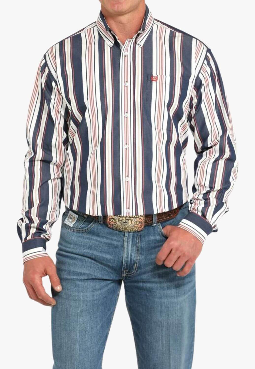 Cinch Mens Western Long Sleeve Shirt