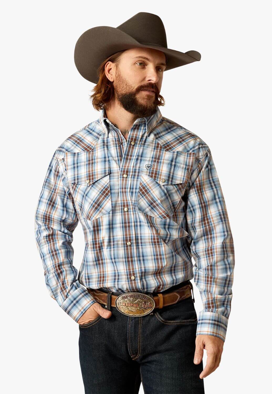 Ariat Mens Pro Series Ryland Snap Long Sleeve Shirt