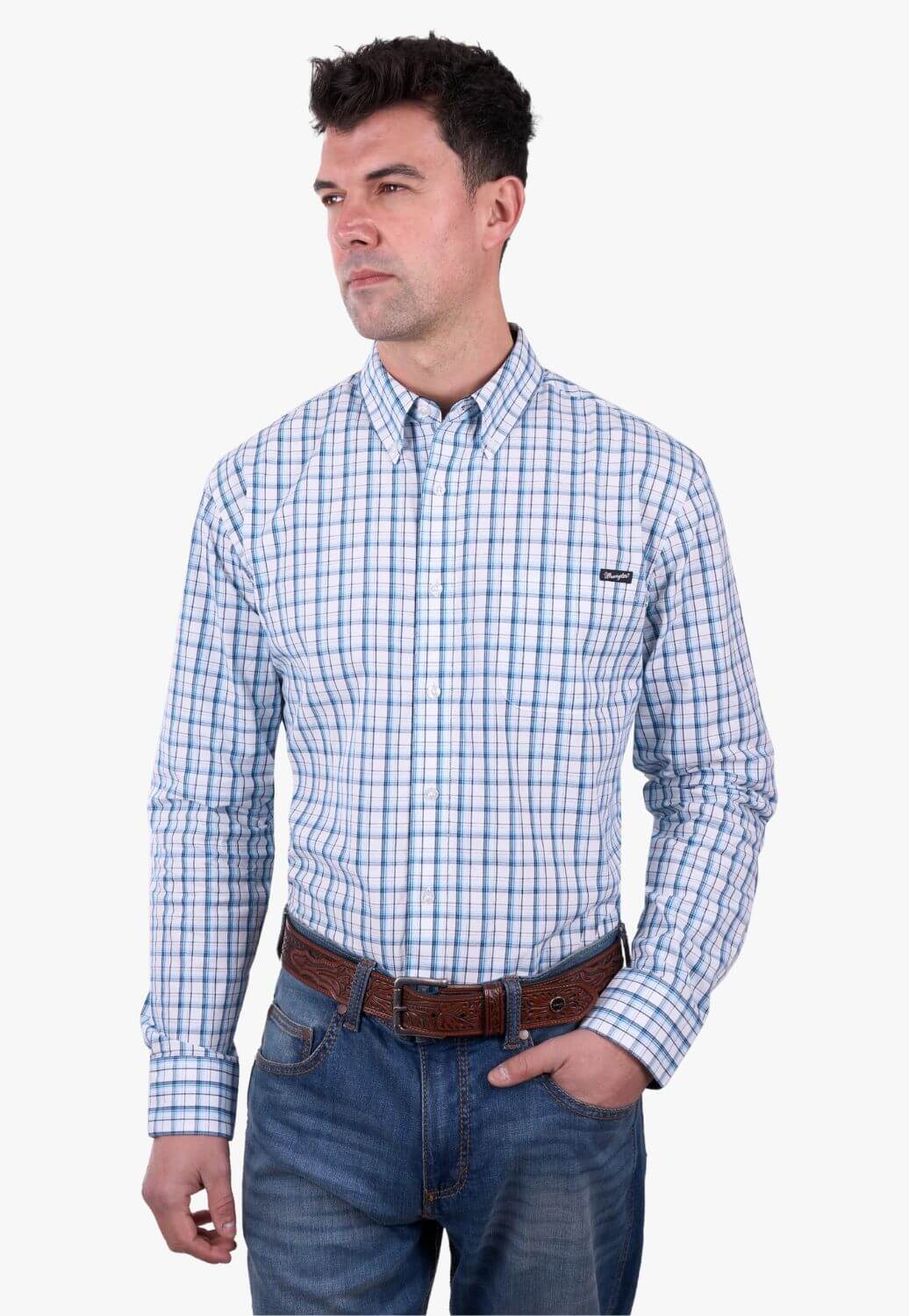 Wrangler Mens Owen Long Sleeve Shirt