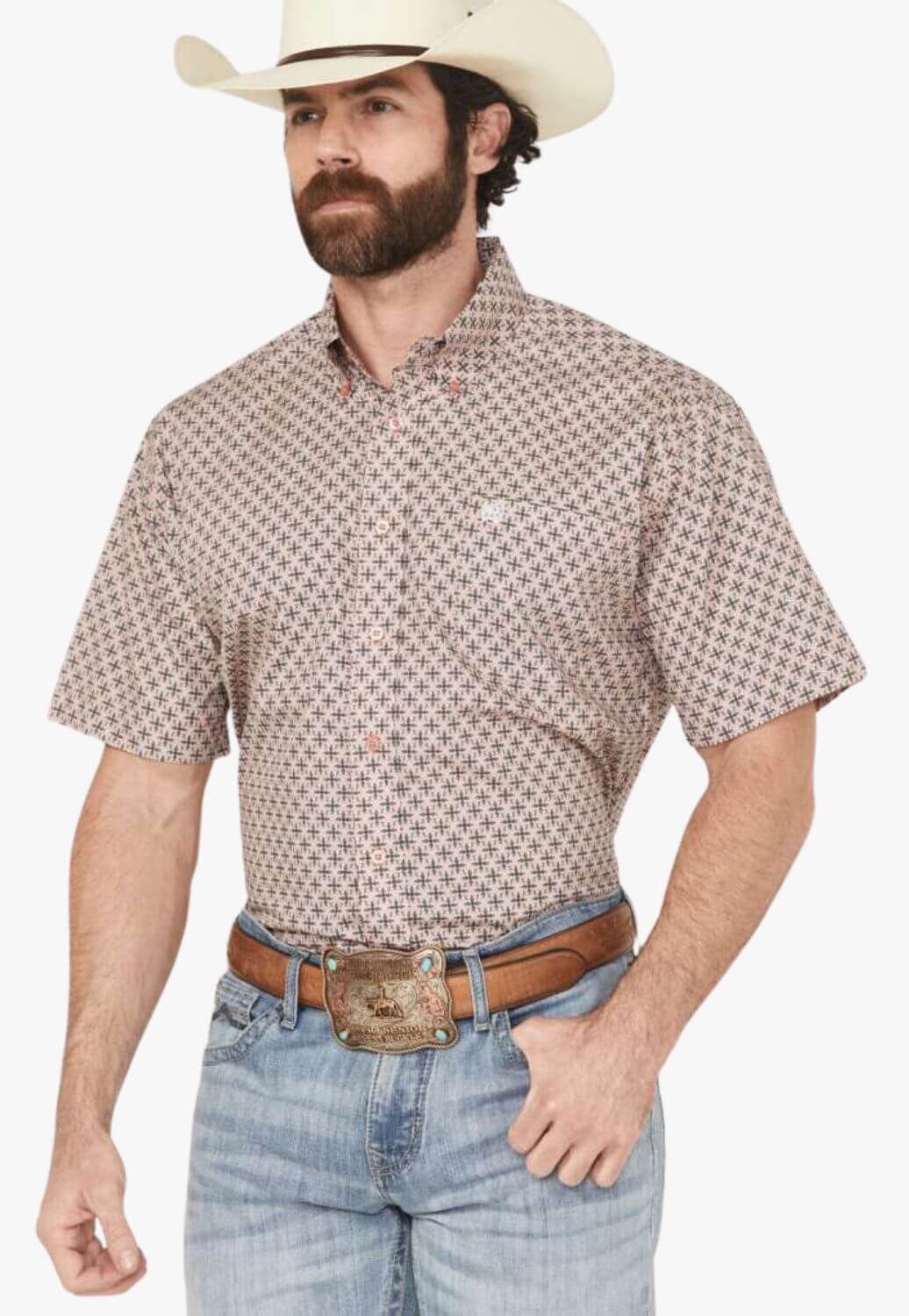 Cinch Mens Short Sleeve Shirt
