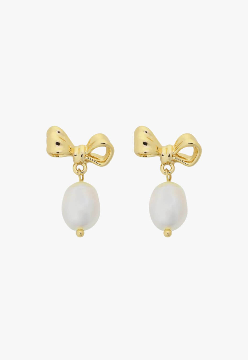 Liberte Alice Bow Pearl Earring