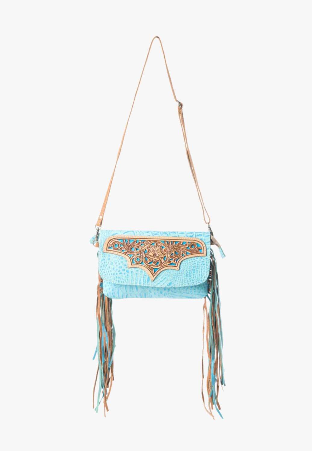 Myra Heartsy Hand Tooled Bag
