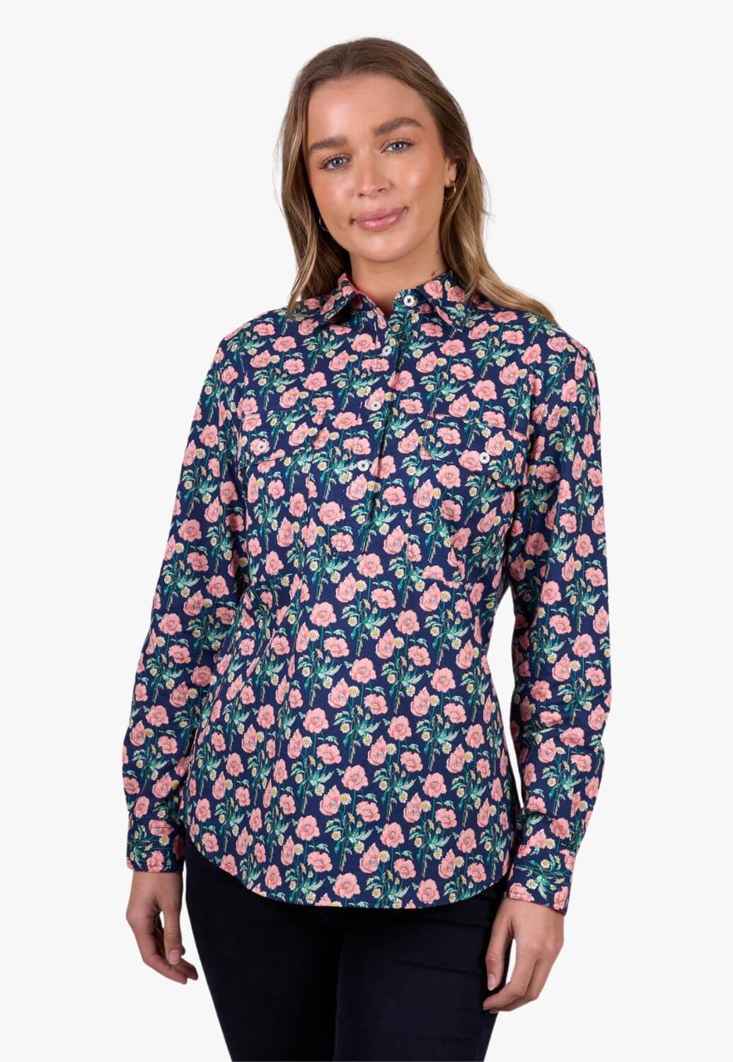 Hard Slog Womens Fauna Long Sleeve Shirt