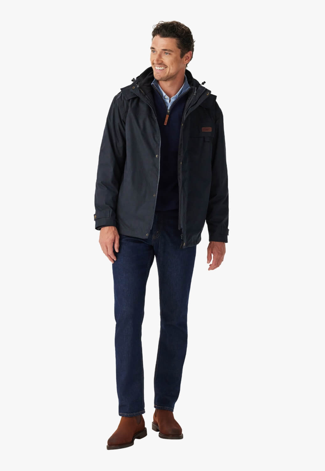 R.M. Williams Mens Rockley 2 In 1 Field Jacket