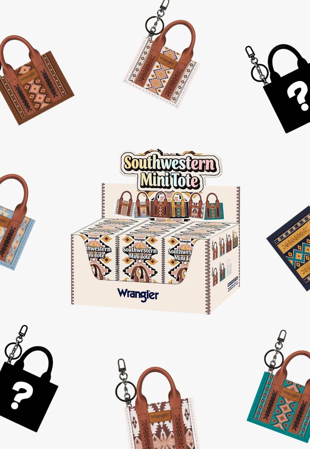 Wrangler Southwestern Mini Tote Bag - Blind Boxes