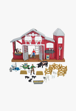 Big Country Toys 38 Piece Dairy Barn Playset