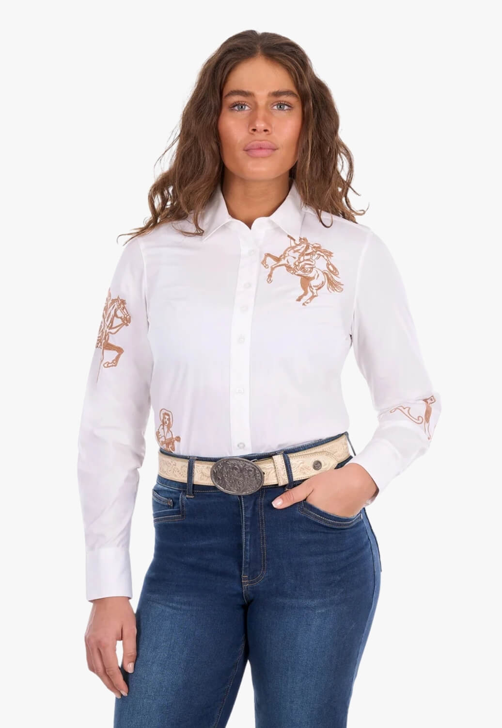 Wrangler Womens Darcy Long Sleeve Shirt