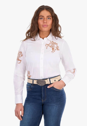 Wrangler Womens Darcy Long Sleeve Shirt