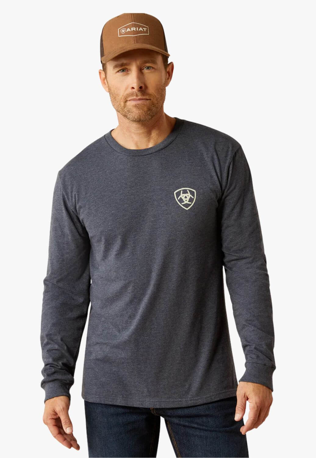 Ariat Mens Saltillo Lockup Long Sleeve T-Shirt